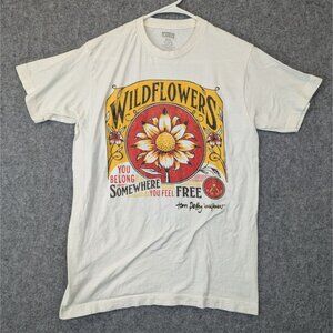 Tom Petty Wildflowers You Belong Somewhere You Feel Free Graphic T-Shirt Mens S
